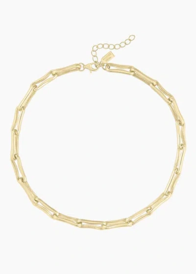 Electric Picks Xdede Raad Leaving On A Jet Chain Necklace In Gold