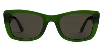 Electric Portofino Polarized Ee20075042 Blu-light Block Occhiali Da Sole Verdi Per Uomo In Green