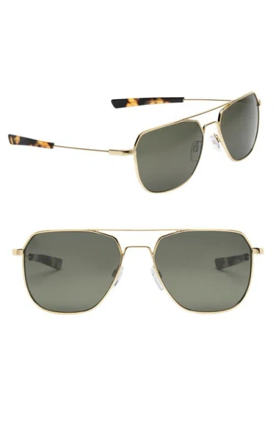 Electric Rodeo 54mm Polarized Aviator Sunglasses In Gray
