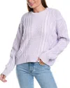 Electric & Rose Alice Wool & Cashmere-blend Sweater In Purple