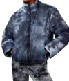 ELECTRIC & ROSE EASTON PUFFER JACKET IN TIE DYE