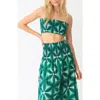 Electric & Rose Electric Rose Jayln Top In Shamrock