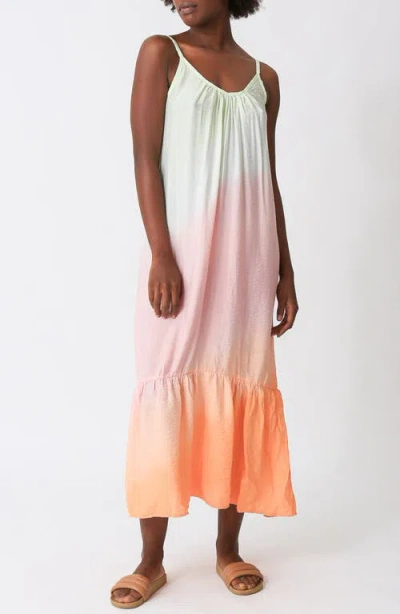 Electric & Rose Laney Ombré Maxi Dress In Citrus