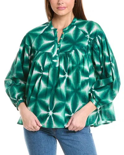 Electric & Rose Sasha Top In Green