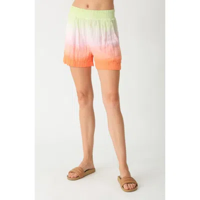 Electric & Rose Weekend Ombré Shorts In Citrus