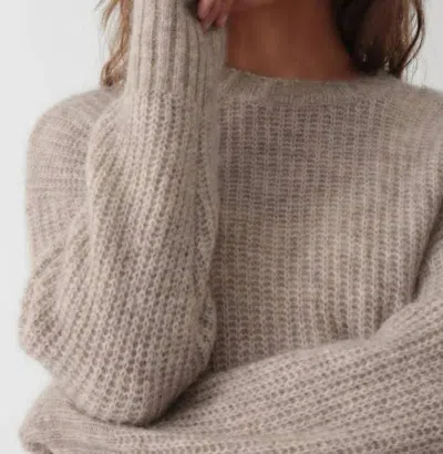 Electric & Rose Esme Sweater In Oatmeal In White