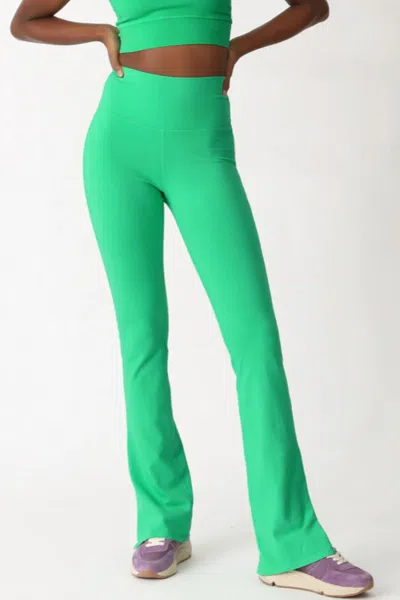 Electric & Rose Isla Pant In Kelly Green