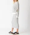 Electric & Rose Jasmine Skirt In Ivory/indigo In Multi