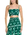 Electric & Rose Electric Rose Jayln Top In Green