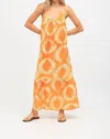 Electric & Rose Laney Dress In Tangerine In Orange