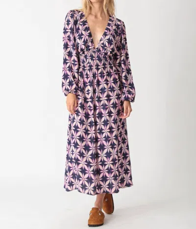 Electric & Rose Melody Dress In Dark Indigo In Purple