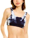 Electric & Rose Mickie Shore Bra In Blue