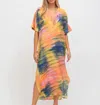 Electric & Rose Montauk Kaftan In Multi In Multi