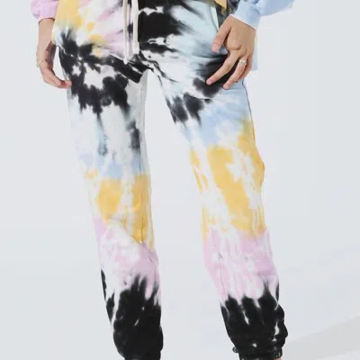 Electric & Rose Pacifica Jogger In Vibe Tie Dye In Black