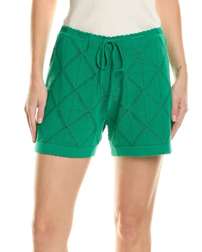 Electric & Rose Ramy Brook Oakley Pointelle Short In Green