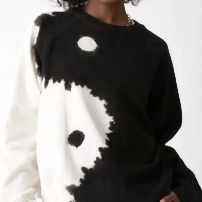 Electric & Rose Ronan Pullover Yin Yang In Black