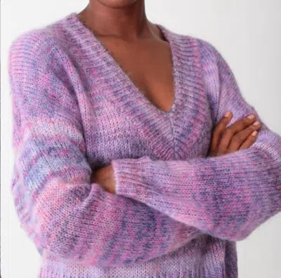 ELECTRIC & ROSE ROUX SWEATER IN AMETHYST