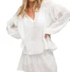 Electric & Rose Sasha Top In Cloud In Grey