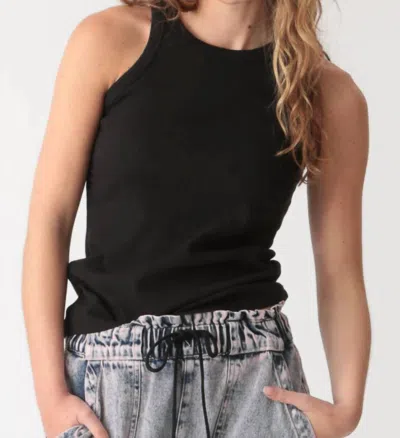 Electric & Rose Sinclair Tank Top In Onyx In Black