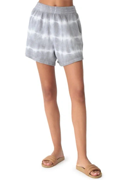 Electric & Rose Stripe Reverse French Terry Shorts In Storm