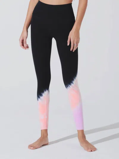 Electric & Rose Sunset Legging In Echo Wash In Black