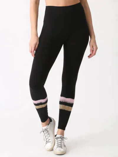 Electric & Rose Sunset Legging In Incline Onyx/amber/dusty Rose In Black