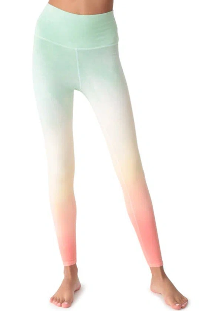 Electric & Rose Sunset Legging In Sunset Ombre In Multi