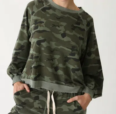 Electric & Rose Women's Mercury Sweatshirt In Camo In Green