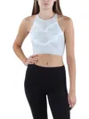 Electric & Rose Womens Fitness Yoga Sports Bra In Blue