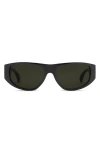 Electric Stanton 45mm Polarized Cat Eye Sunglasses In Gloss Black/grey Polar