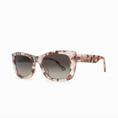 Electric Women's Portofino Sunglasses In Flamingo/black Gradient In Grey