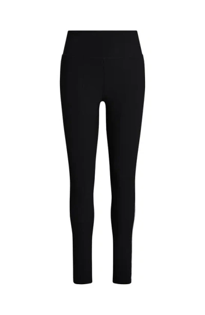 Electric Yoga Colour Block Rib Legging In Black/white