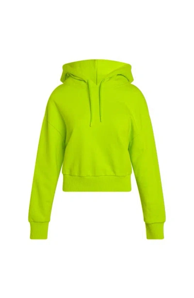 Electric Yoga French Terry Hoodie In Lime Punch