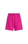 Electric Yoga Gym Shorts In Pink Yarrow