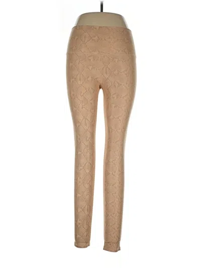 Pre-owned Electric Yoga Leggings In Tan
