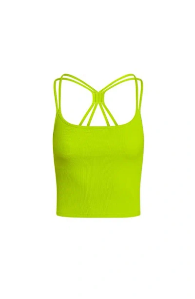 Electric Yoga Rib Cami In Lime Punch