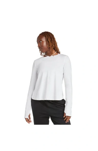 Electric Yoga Venus Long Sleeve Top In White