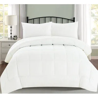 Elegant Comfort All Season Goose Down Alternative Comforter In White