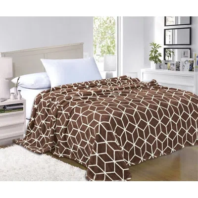 Elegant Comfort Blanket In Brown