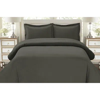 Elegant Comfort Duvet Cover Set In Gray