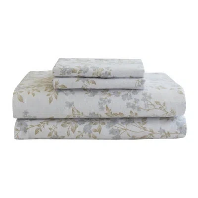 Elegant Comfort Luxuriously Soft 4-piece Velvet Plush Flannel Sheet Set - Premium Quality -cozy Warm, Anti-static, N In Gray