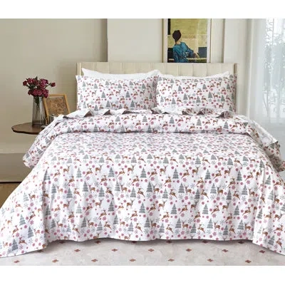 Elegant Comfort Luxuriously Soft 4-piece Velvet Plush Flannel Sheet Set - Premium Quality -cozy Warm, Anti-static, N In Multi