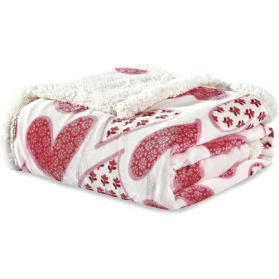 Elegant Comfort Plain Weave / Muslin Throw Blanket In Red