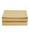 Elegant Comfort Silky Soft Flat Sheet, Twin In Gold