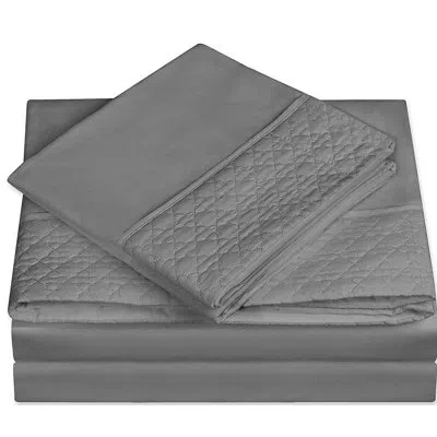 Elegant Comfort Soft Coziest Microfiber Sheet Set In Gray