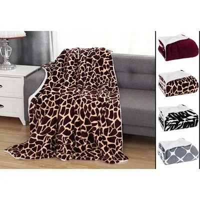 Elegant Comfort Throw In Brown