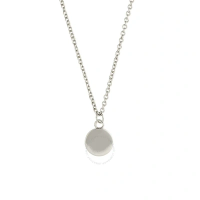 Elegant Confetti Women's 18k White Gold Plated Circle Pendant Layering Necklace