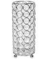 Elegant Designs Elipse Crystal Decorative Flower Vase, Candle Holder, Wedding Centerpiece In Chrome