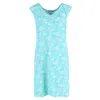 Elegant Emily Women's Plus Size Mint Floral Gown