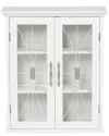 Elegant Home Fashions Delaney White Floor Cabinet